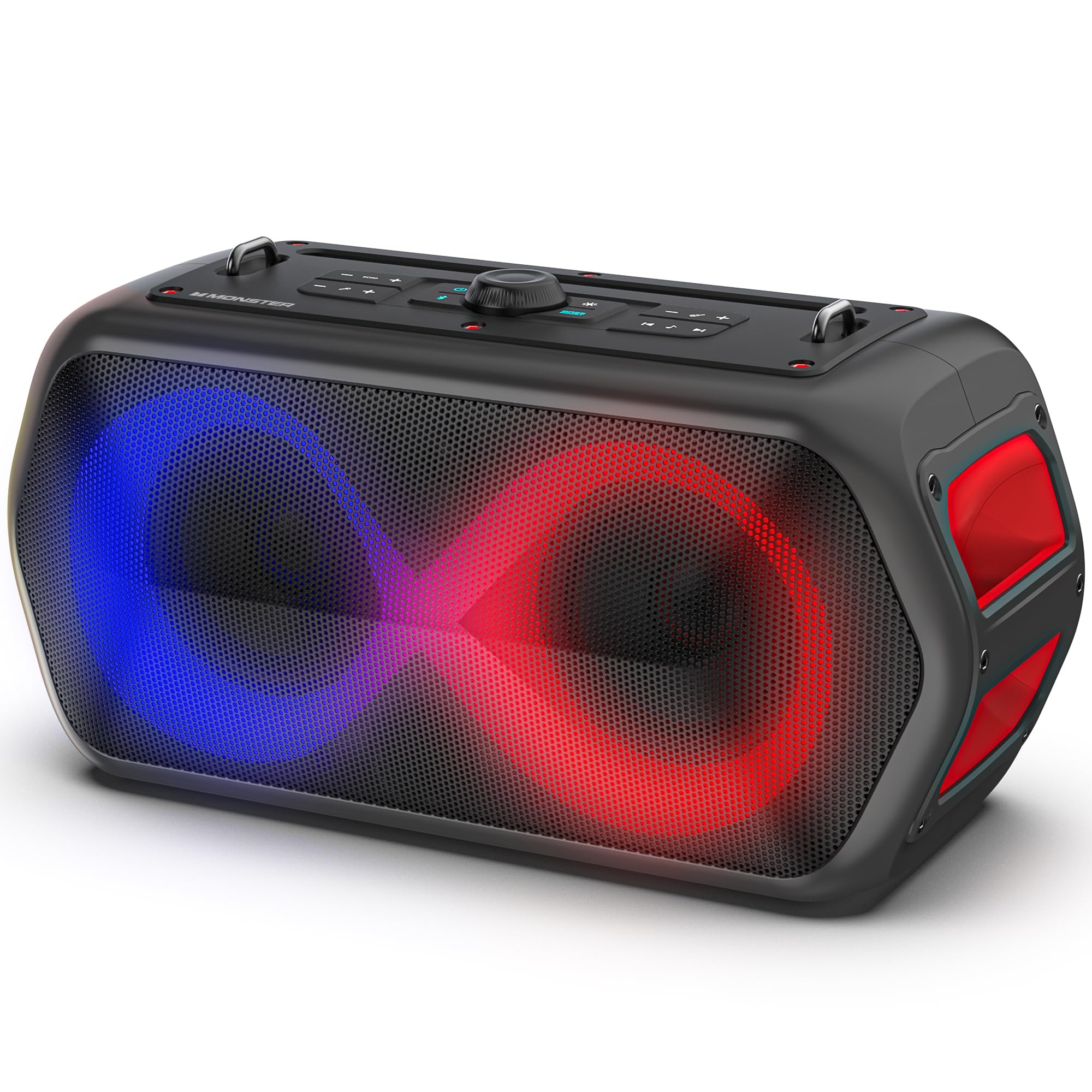 Monster Musicbox Go Bluetooth Speaker,120W Peak High Power Outdoor